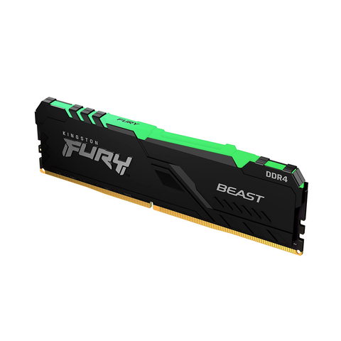  Ram Desktop/PC Kingston DDR4 3200MHz 8GB Fury Beast RGB (KF432C16BBA/8) 