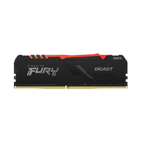  Ram Desktop/PC Kingston DDR4 3200MHz 32GB Fury Beast RGB (KF432C16BBA/32) 