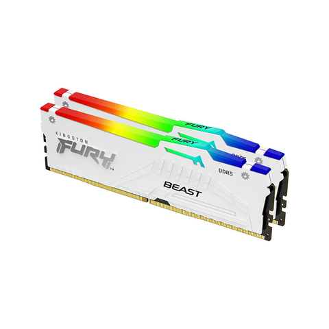  Ram Desktop/PC Kingston Fury Beast RGB DDR5 5200MHz 32GB (KF552C40BWAK2-32) 