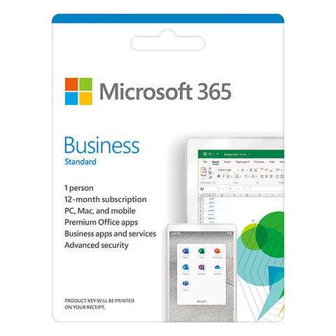  Phần mềm Microsoft 365 Bus Std Retail KLQ-00209 (All Lng APAC EM SubPKL 1YR Onln DwnLd NR) 