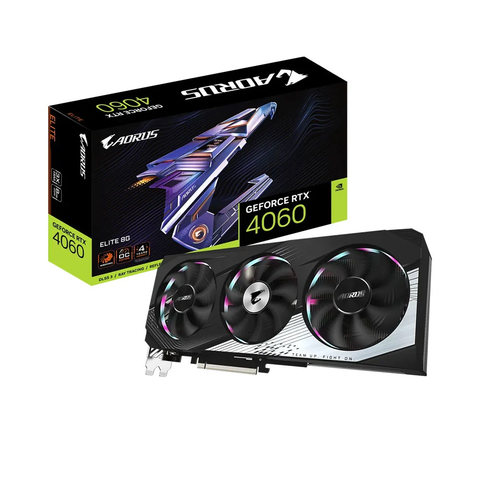  Card màn hình Gigabyte GeForce RTX 4060 ELITE 8G (N4060AORUS E-8GD) 