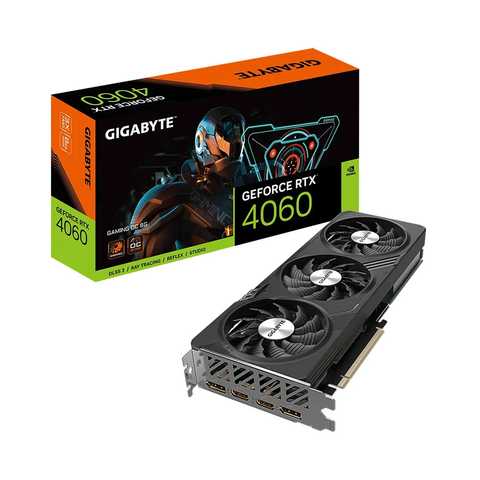  Card màn hình Gigabyte GeForce RTX 4060 GAMING OC 8G 8GB GDDR6 (N4060GAMING OC-8GD) 