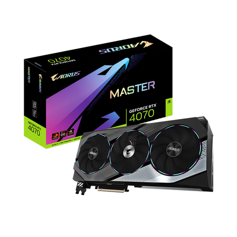  Card màn hình Gigabyte GeForce RTX 4070 AORUS MASTER 12G GDDR6 (N4070AORUS M-12GD) 