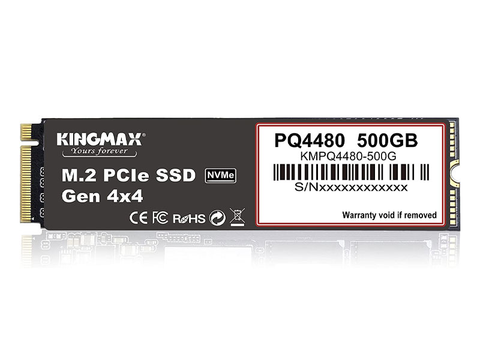  Ổ cứng SSD KINGMAX PQ4480 500GB PCIe Gen 4x4 M.2 Zeus (KMPQ4480-500G) 