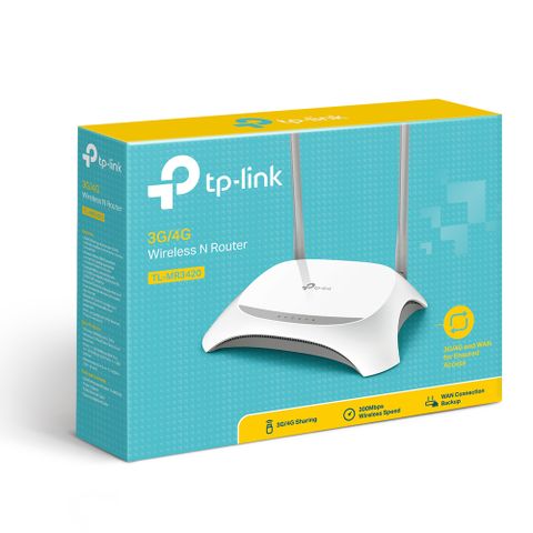  Thiết bị mạng TP-LINK Router WiFi Chuẩn N 3G/4G TL-MR3420 