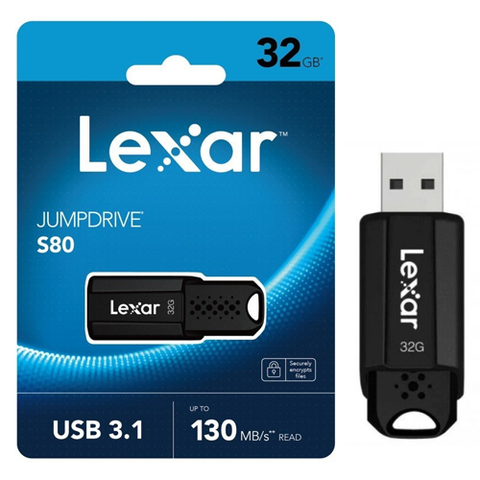  USB Lexar Jumpdrive S80 32GB USB 3.1 