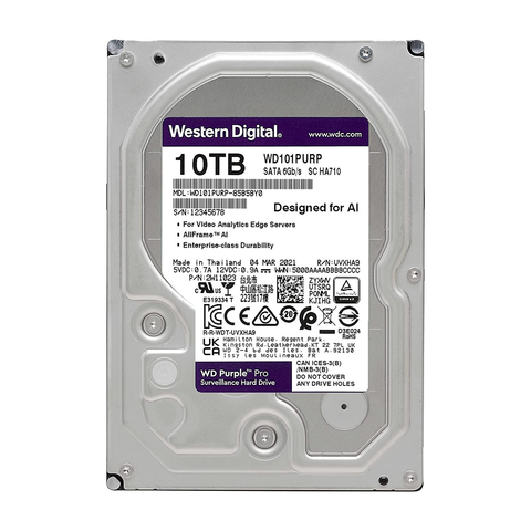  Ổ cứng HDD WD Purple Pro 10TB WD101PURP (3.5