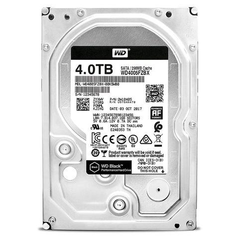  Ổ cứng HDD Western Digital Black 4TB WD4005FZBX (3.5