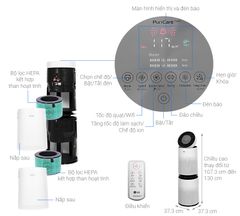 Máy lọc không khí 2 tầng LG PuriCare AS10GDWH0.ABAE 70W