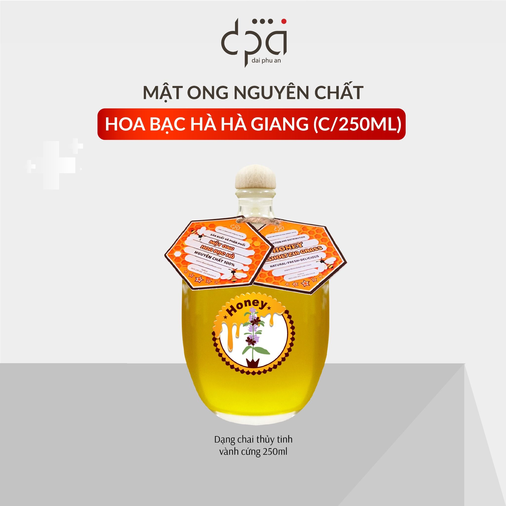  Mật ong Hoa Bạc Hà Đại Phú An (C/250ml) 