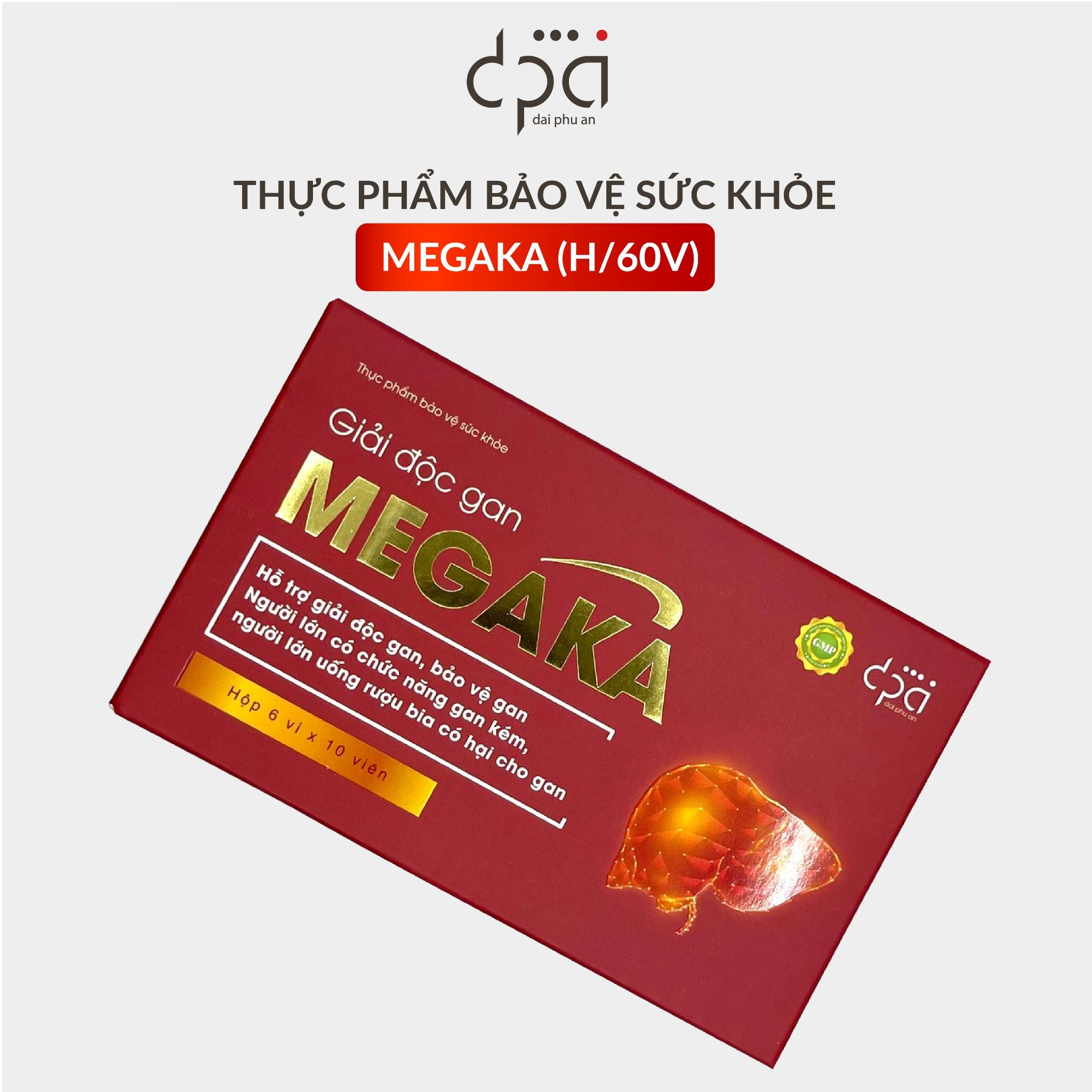  Viên uống giải độc gan MEGAKA (H/60V) 