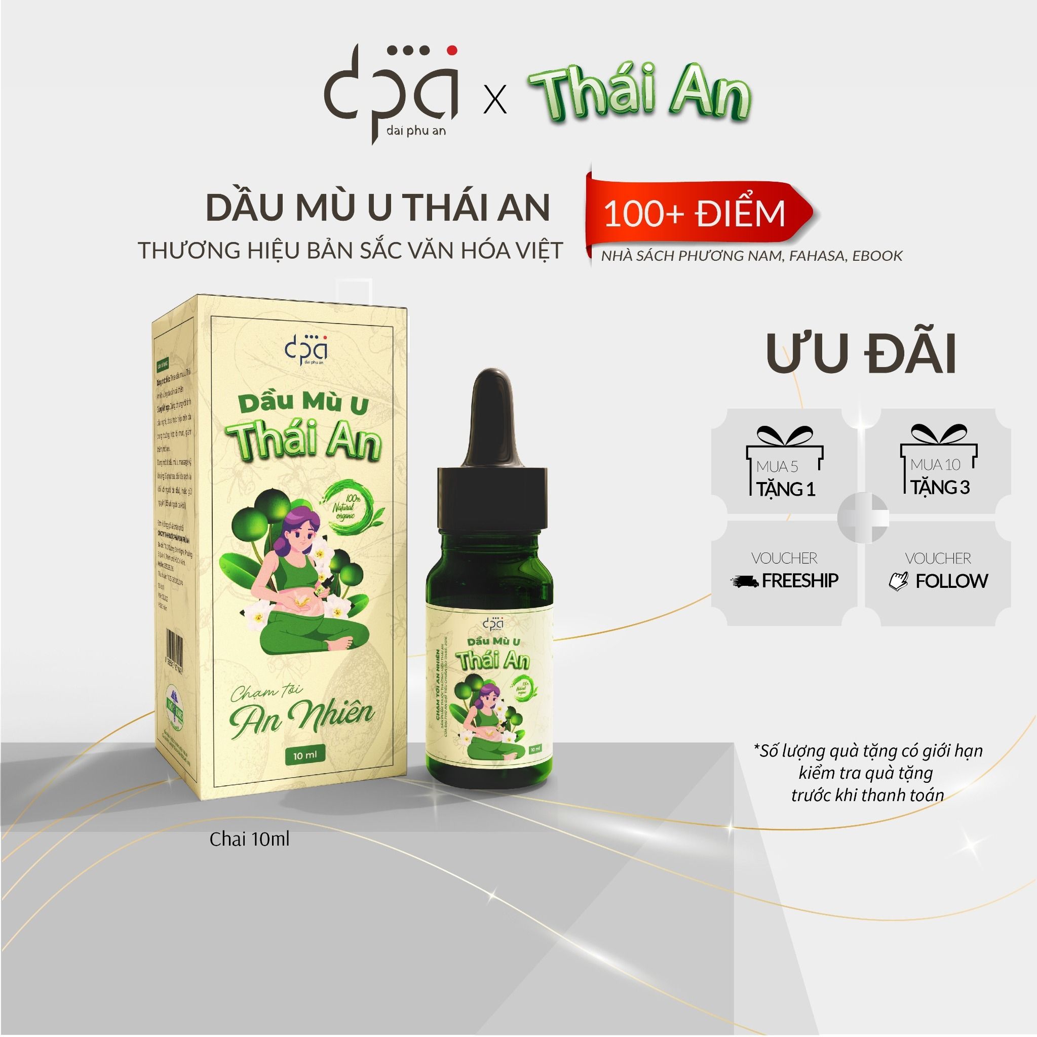  Dầu Mù U Thái An (C/10ml) 