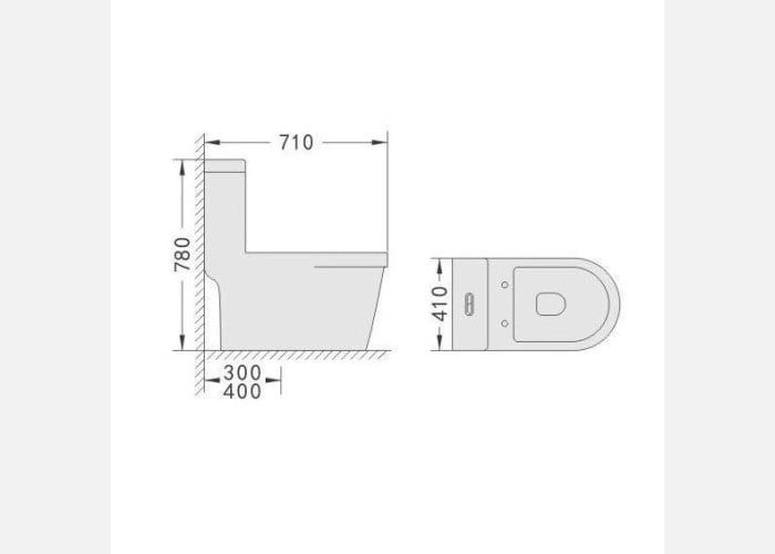 Bệt vệ sinh liền khối 0084