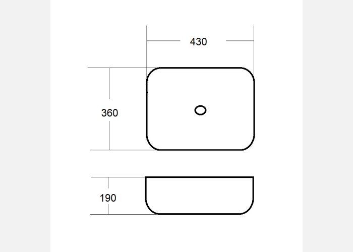 Chậu rửa mặt Asani HT-9611A-M07