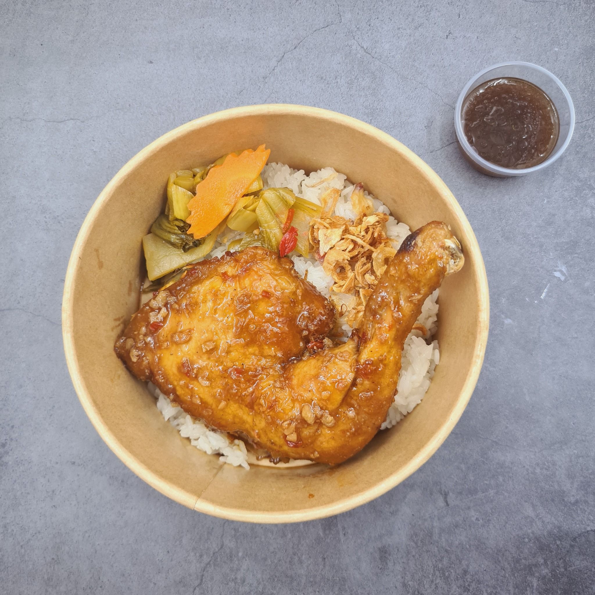 Xôi Gà Mắm Tỏi