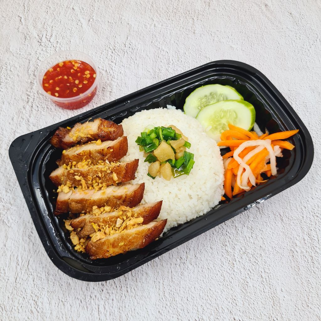 Cơm Ba Rọi Rút Sườn Mắm Tỏi