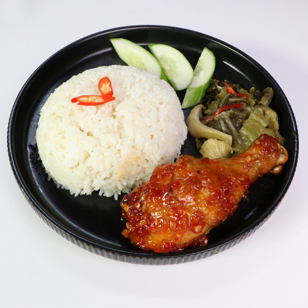 Cơm Gà Đùi Tỏi/Má Đùi