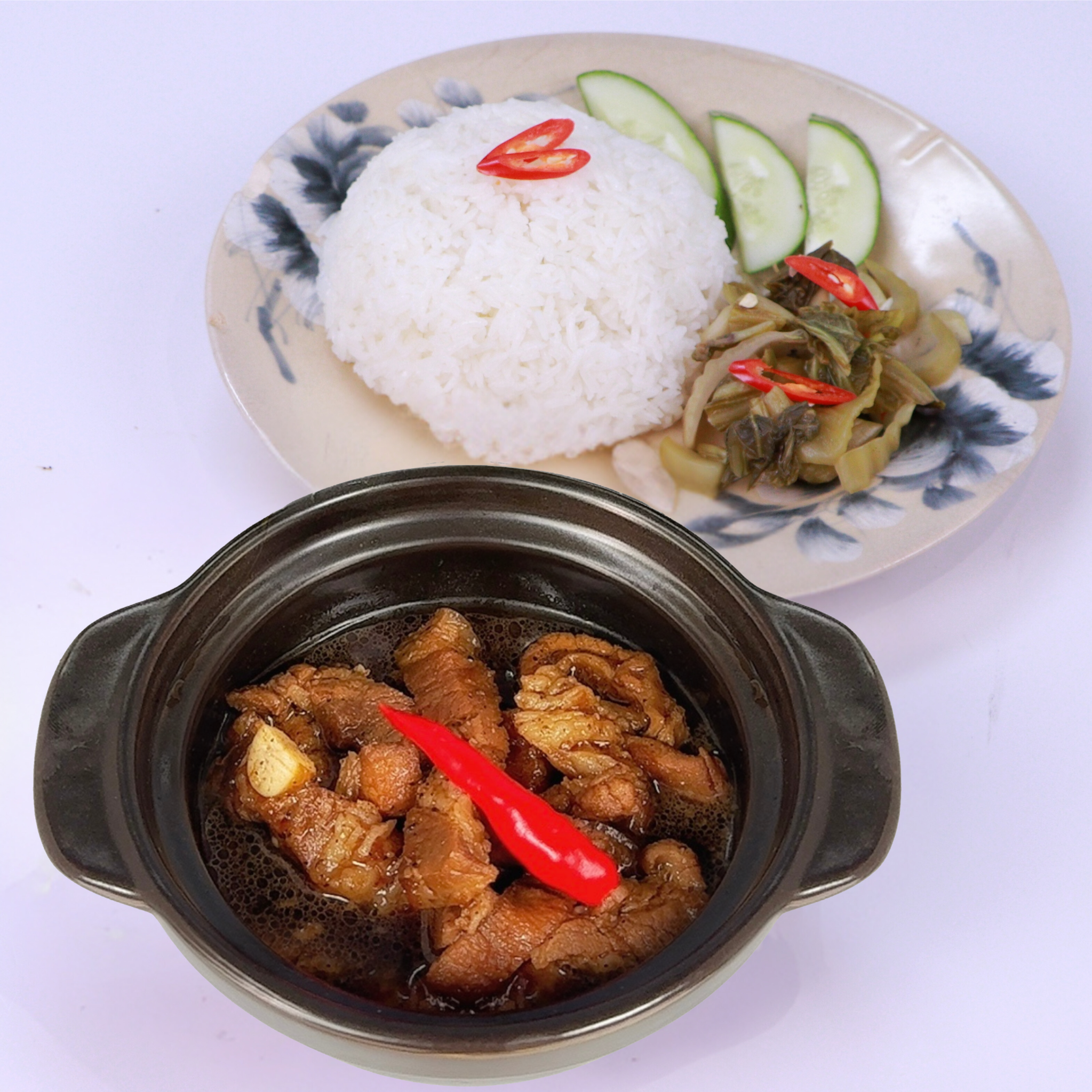 Cơm Thịt Kho Tiêu