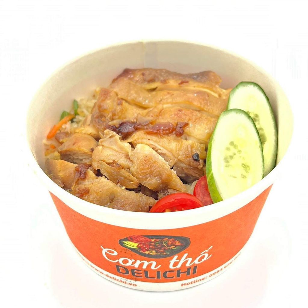 Cơm Thố Gà Chiên Mắm Tỏi