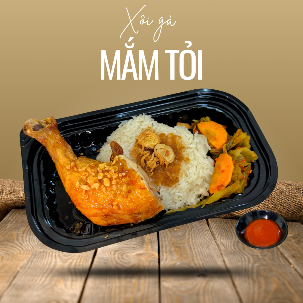 Xôi Gà Mắm Tỏi (Đùi Tỏi/Má Đùi)