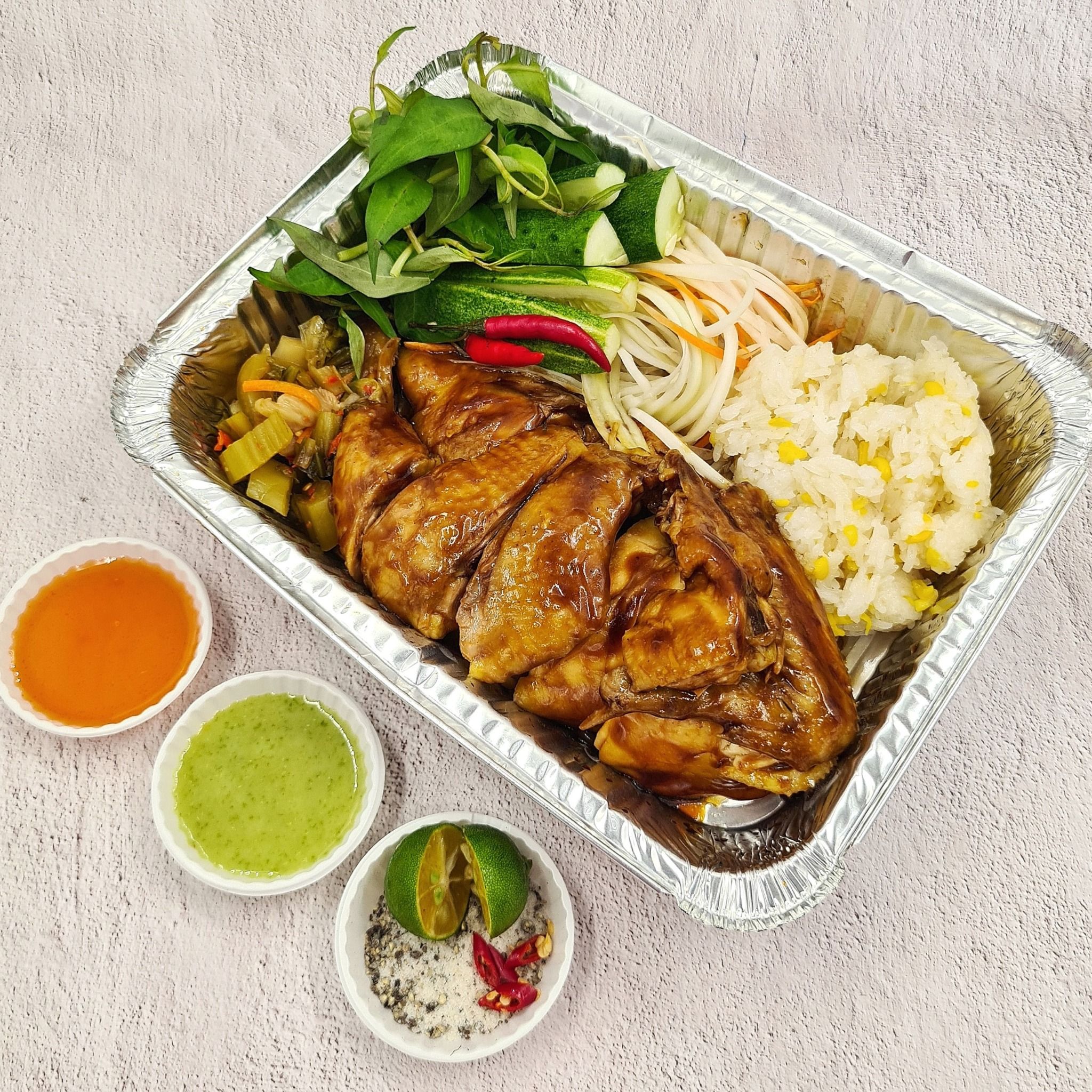 Gà Tắm Mắm Nhĩ (1/2 con)