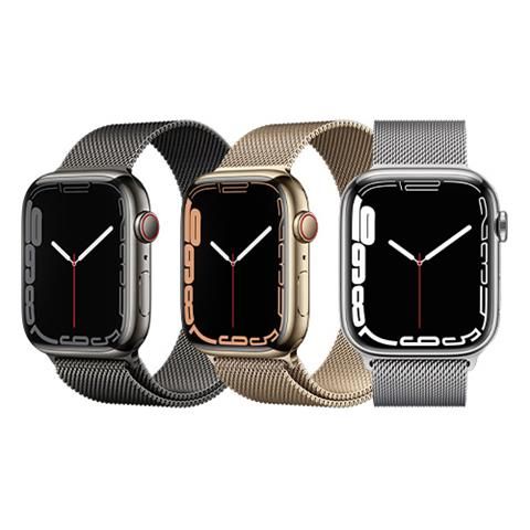 Apple Watch S7 Viền Thép Dây milanse (LTE)