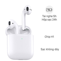 Tai nghe Bluetooth Apple AirPods 2 Wireless charge Mới 100%