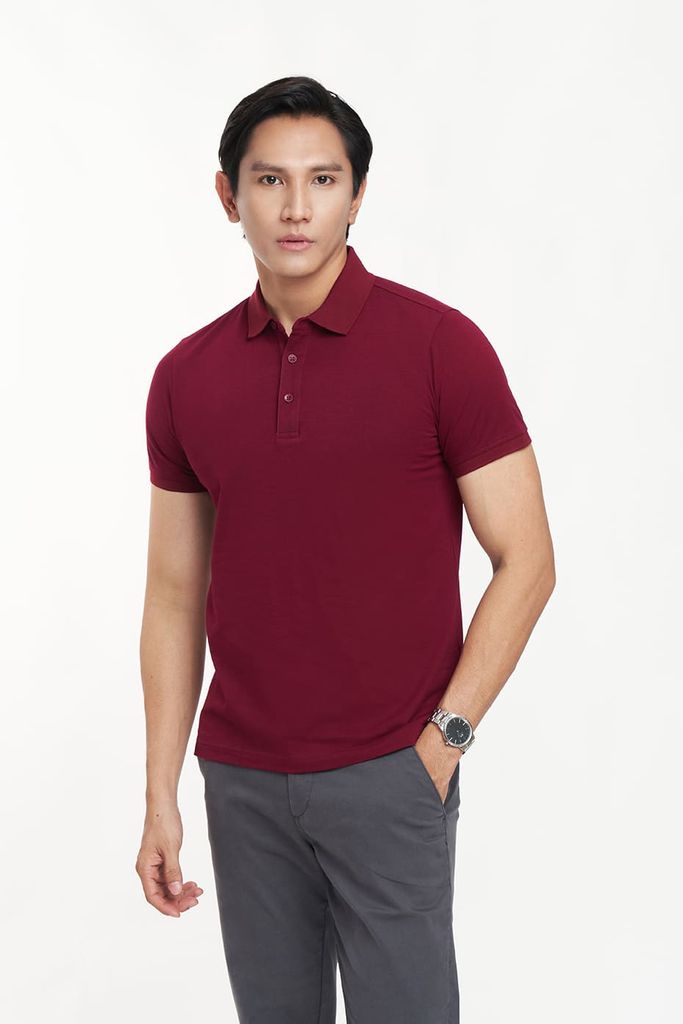 Premium Polo Nam Cotton Mercerized Form Travel Fit N&M 2203015