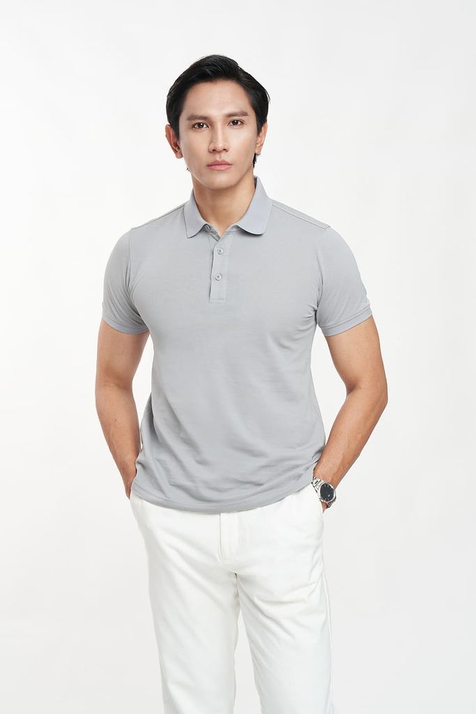 Premium Polo Nam Cotton Mercerized Form Travel Fit N&M 2203015