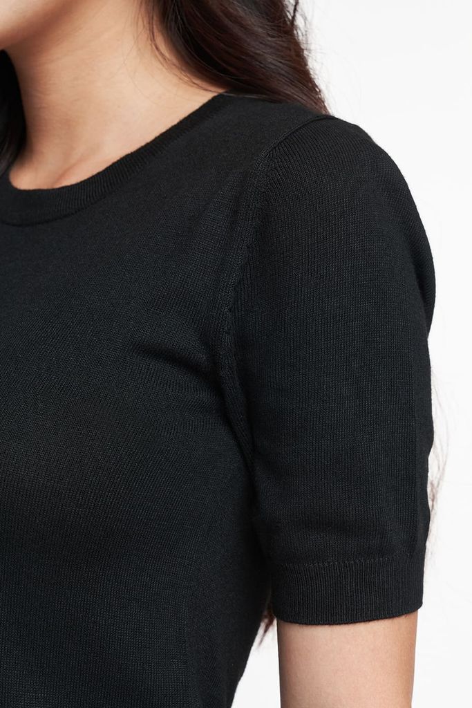 Áo sweater Basic Nữ tay ngắn N&M 1905013