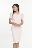 Đầm kiểu Nữ dáng ôm cổ bẻ hồng N&M 2208073