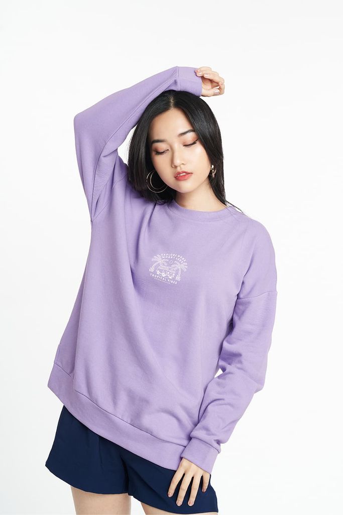 Áo hoodies Nữ tay dài cotton NINOMAXX 2204011