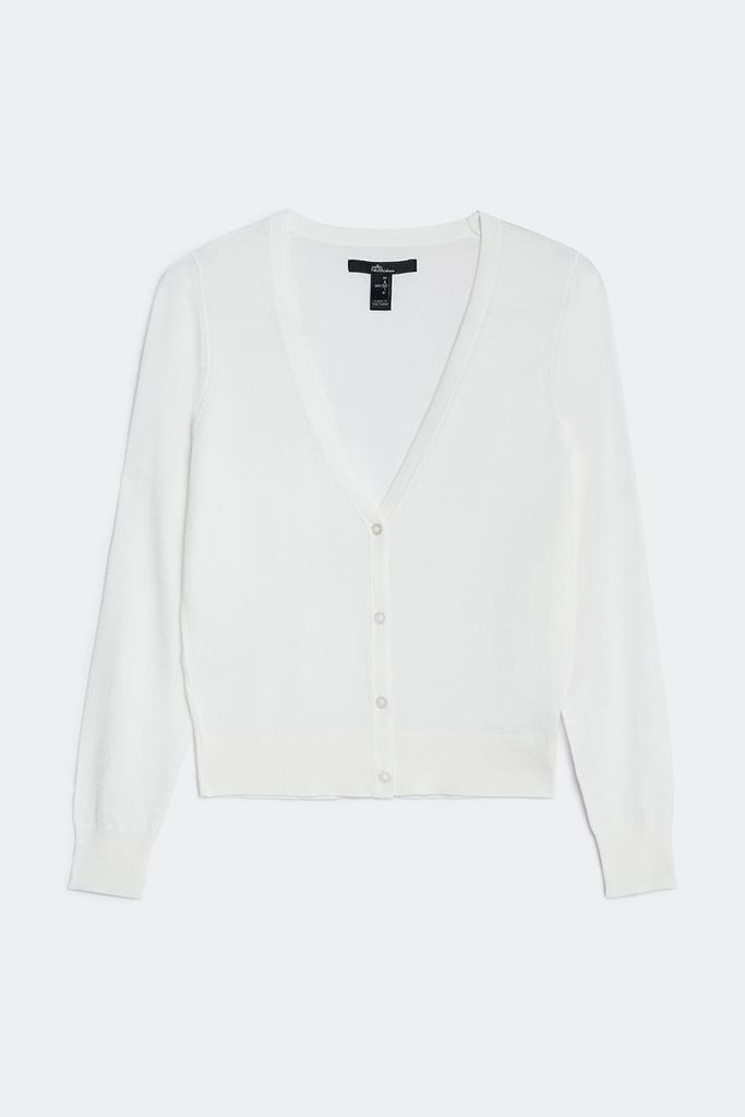 Áo dệt cardigan Basic Nữ cổ tim N&M 2304011