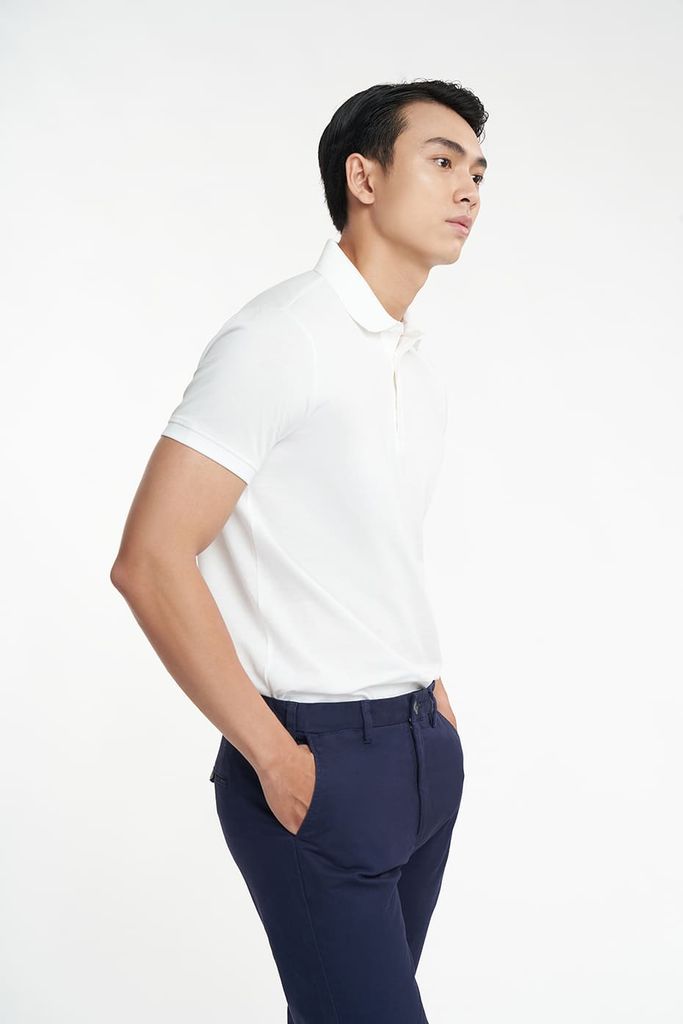 Special Polo Nam Vải Cotton Mercerized Form Travel Fit N&M 2203013