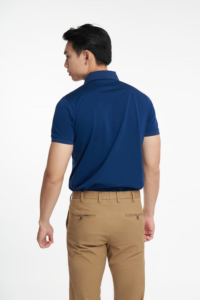 Special Polo Nam Vải Cotton Mercerized Form Travel Fit N&M 2203013