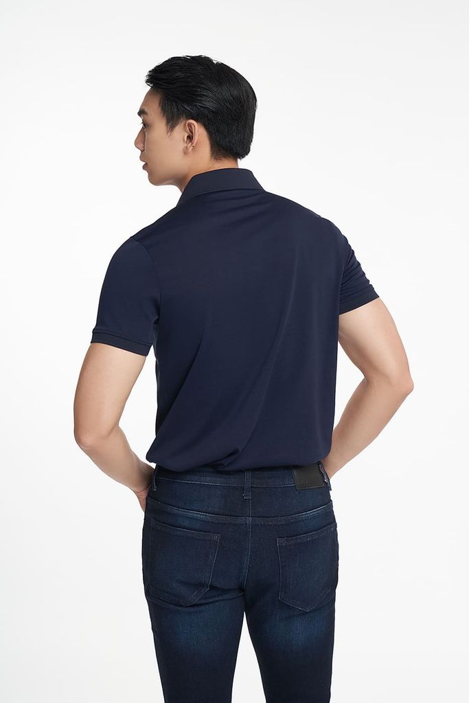 Special Polo Nam Vải Cotton Mercerized Form Travel Fit N&M 2203013