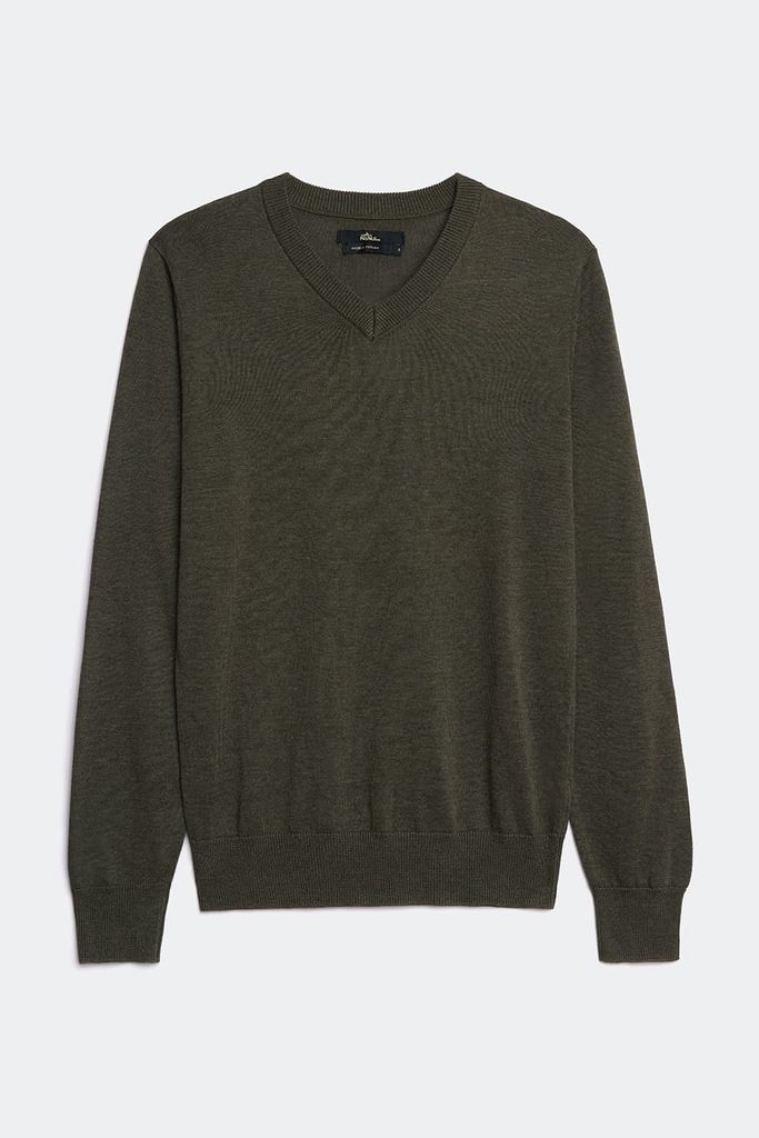 Áo sweater Basic Nam cổ tim N&M 1905066