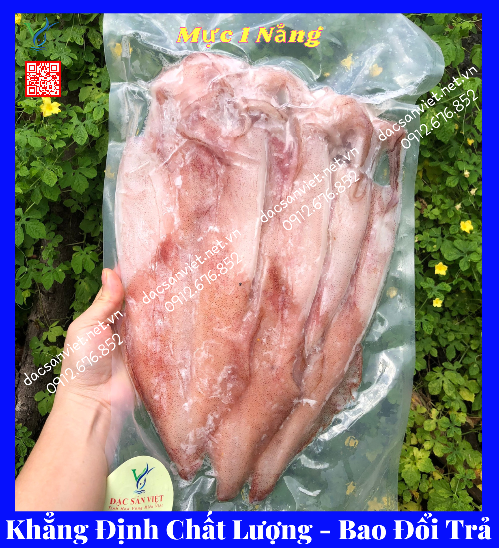  Mực 1 Nắng Size 4 con/kg 