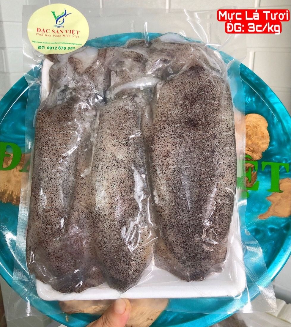  Mực Lá Tươi 1 (size 3-4c/kg) 