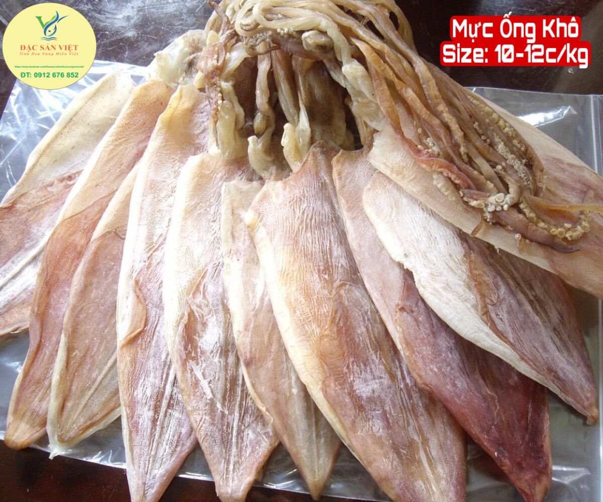  Mực Ống Khô Lớn (10-12c/kg) 