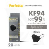  Khẩu trang 3 lớp Perfetta KF94 Chuẩn Form Hàn Quốc (20 Cái/Hộp) 