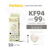  Khẩu trang 3 lớp Perfetta KF94 Chuẩn Form Hàn Quốc (20 Cái/Hộp) 