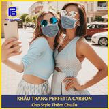  Khẩu trang 4 lớp than hoạt tính Perfetta Carbon (Bịch) 