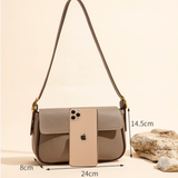  Túi đeo chéo Cross Bag khóa kim loại phối màu Best Seller PU22604 Màu Beige - Sale! 