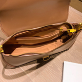  Túi xách tay Shoulder Bag phong cách Hobo chốt kim loại PU22606 - Màu Apricot Sale! 