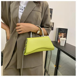  Túi xách tay phối dây Classic Purse PU22801 Màu Green 