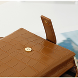  Ví đeo chéo Crossbody Cellphone Purse có nút cài PU22611 - Màu Brown 