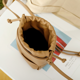  Túi đeo chéo Bucket Bag dây rút Best Seller PU22601 - Màu Black 