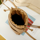  Túi đeo chéo Bucket Bag dây rút Best Seller PU22601 - Màu Khaki 