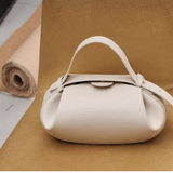  Túi xách tay dáng tròn Bags Purse PU22707 - Màu White 